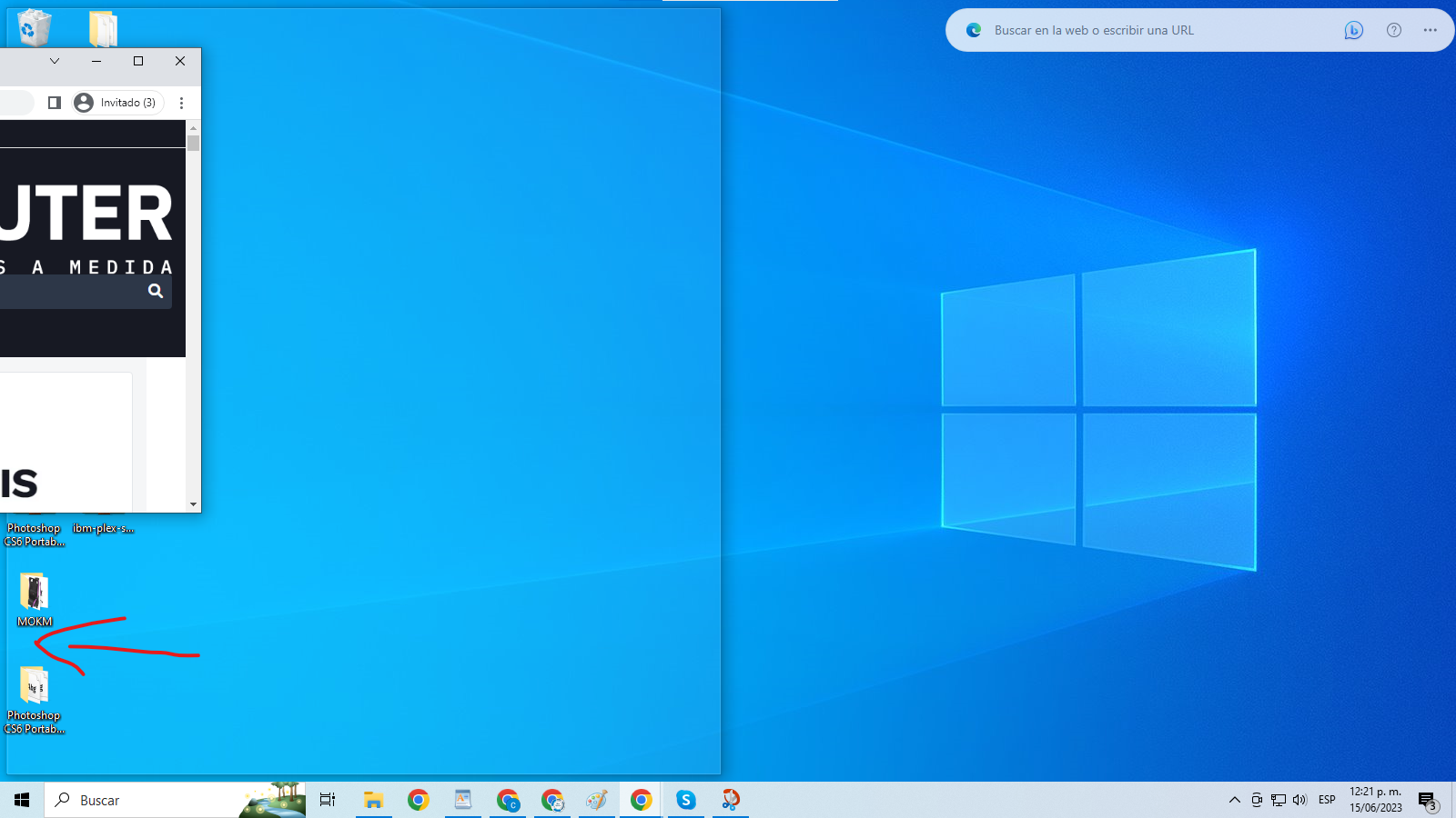 División de pantalla con Windows
